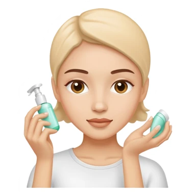 Skin care light skin sticker