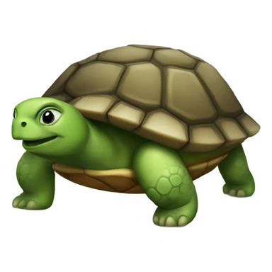 Turtle with a fat booty sticker