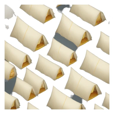 big tent with beds inside  sticker