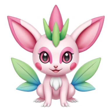 Ugly Fey Toony Axew-Celebi-Sylveon-Shaymin sticker