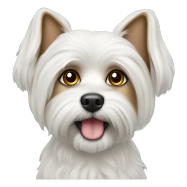 The maltipu dog sticker