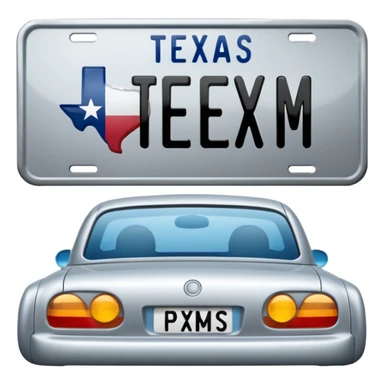 patente auto texas sticker