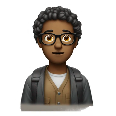 confused nerd apologetic sticker