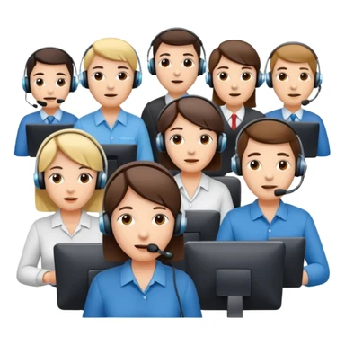 Call center sticker