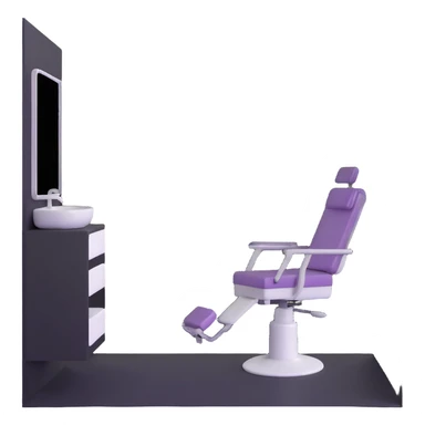 Salón de belleza con servicio de depilación sticker