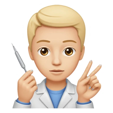 tweezers held by fingers lifting a small object sticker