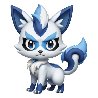Meowstic-Dewott-Absol-fusion (full body) sticker