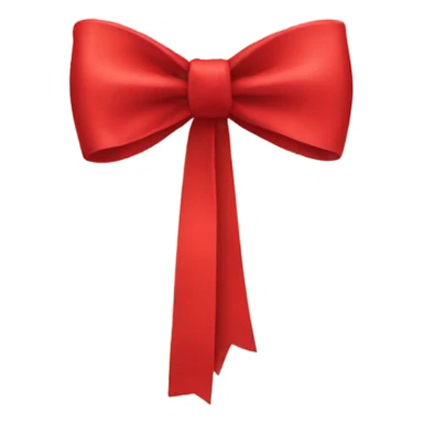 red bow sticker