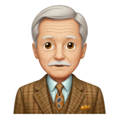 Old british vibe suit  sticker