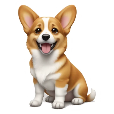Corgi puppy sticker