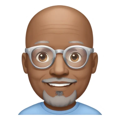Bald mature Black male with Grey goatee and light glasses
Wishing everyone a 
"HAPPY MOTHER'S DAY" sticker