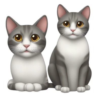 Cat and leu romanesc  sticker