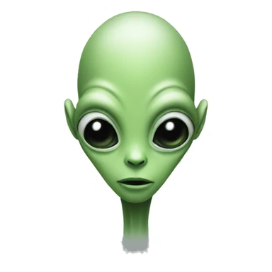 alien long head sticker