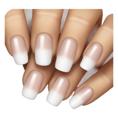 Nails french manicure sticker