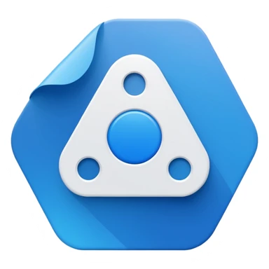 AI recommender logo sticker