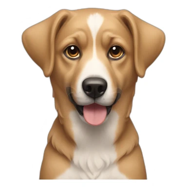 Chien sur chien sticker