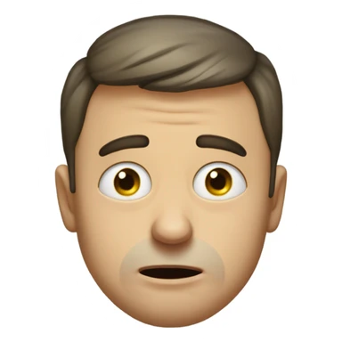 super realistic Zelensky is crying sticker