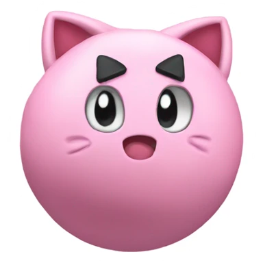 Jigglypuff punching bag sticker