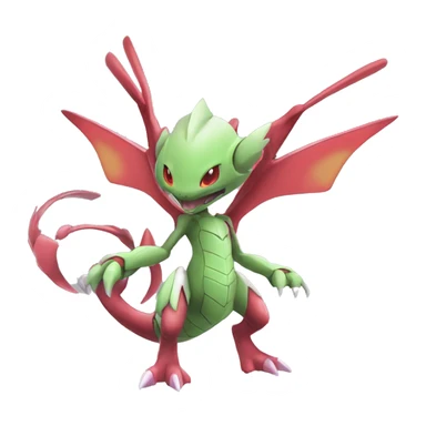 Cool Edgy Chibi Legendary Shiny Fakemon-Pokémon-Genesect-Flygon With Full Body Detailed High Quality sticker