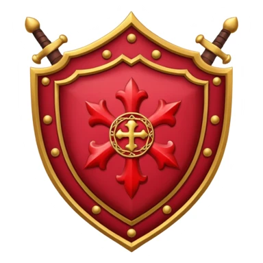brasão sangrando medieval rosa de sangue vermelha sticker