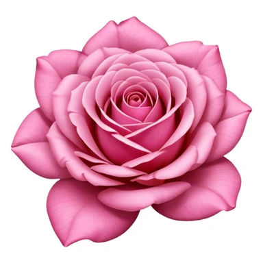 Polaroid photo of a pink rose  sticker