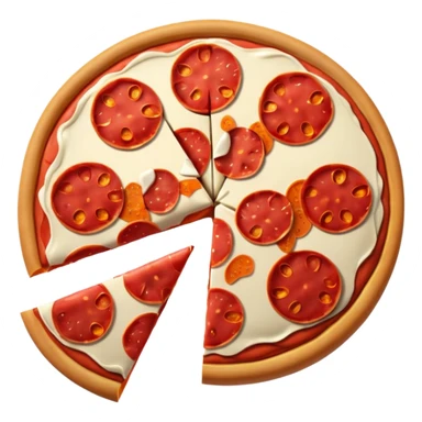 sliced peperoni sticker