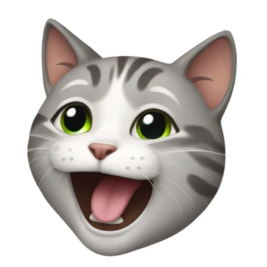 cat singing sticker