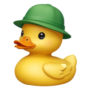 St Patrick's day duck sticker