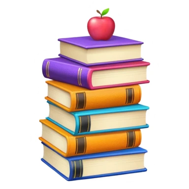 libros aesthetic de colores sticker