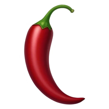 Burgundy cayan pepper sticker
