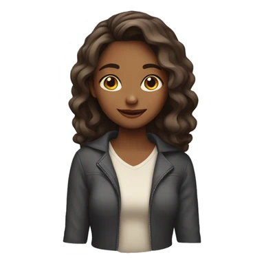 A girl who’s in love sticker