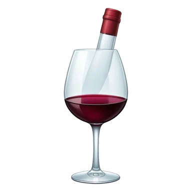 botella de vino bordo sticker
