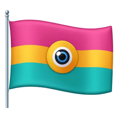 Floptropica flag sticker