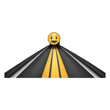 dark tunnel cartoonish with bold outline, Google emoji style sticker