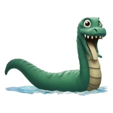 Lochness monster sticker