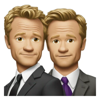 Barney Stinson and robin sticker