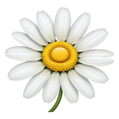 One daisy flower sticker