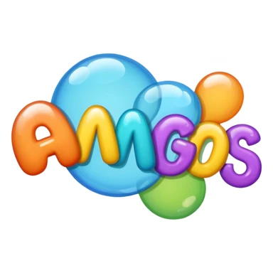 Retro Stickers  AMIGOS sticker