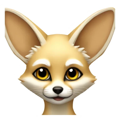 fennec person body sticker