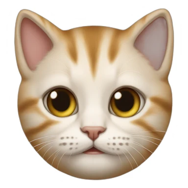 kitten wearing jim carrey mask sticker