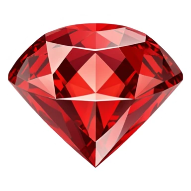 Red diamond sticker