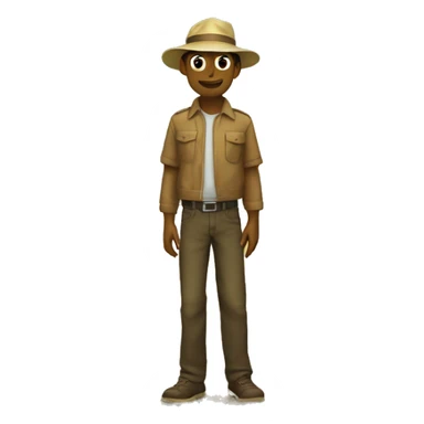 Joven envuelto en una sabana sticker