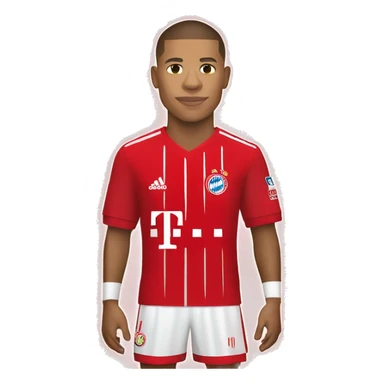 Mbappe in bayern munich  sticker