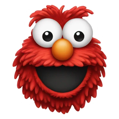 Cute Elmo head sticker