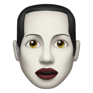 Marilyn manson singer sticker