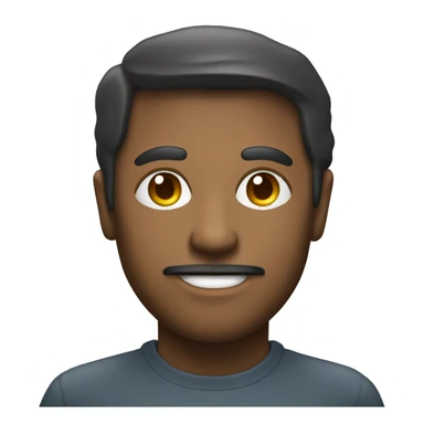 A man's face combined with the Telegram logo sticker