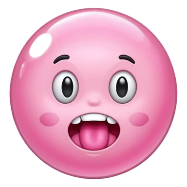 Chicle rosado sticker