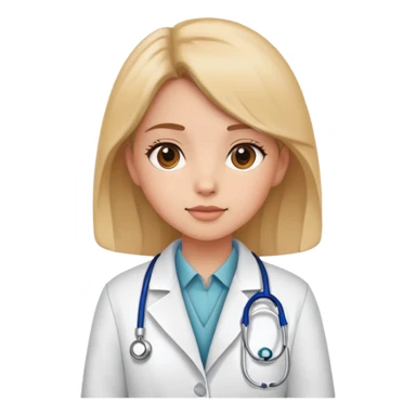 Veterinarian girl  sticker