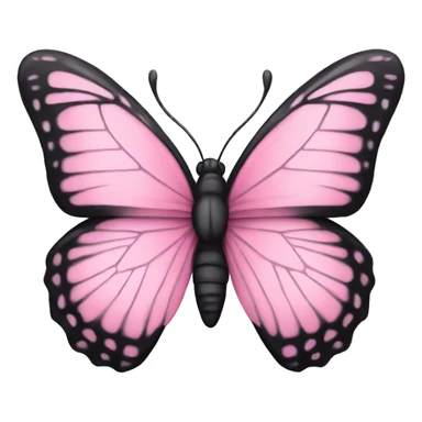 butterfly baby pink sticker
