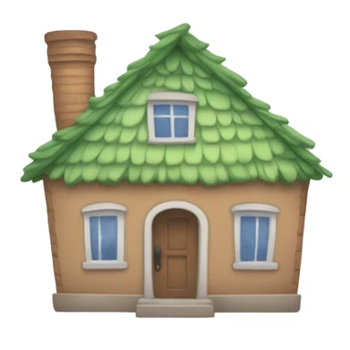 A draw of a 1d home icon sticker